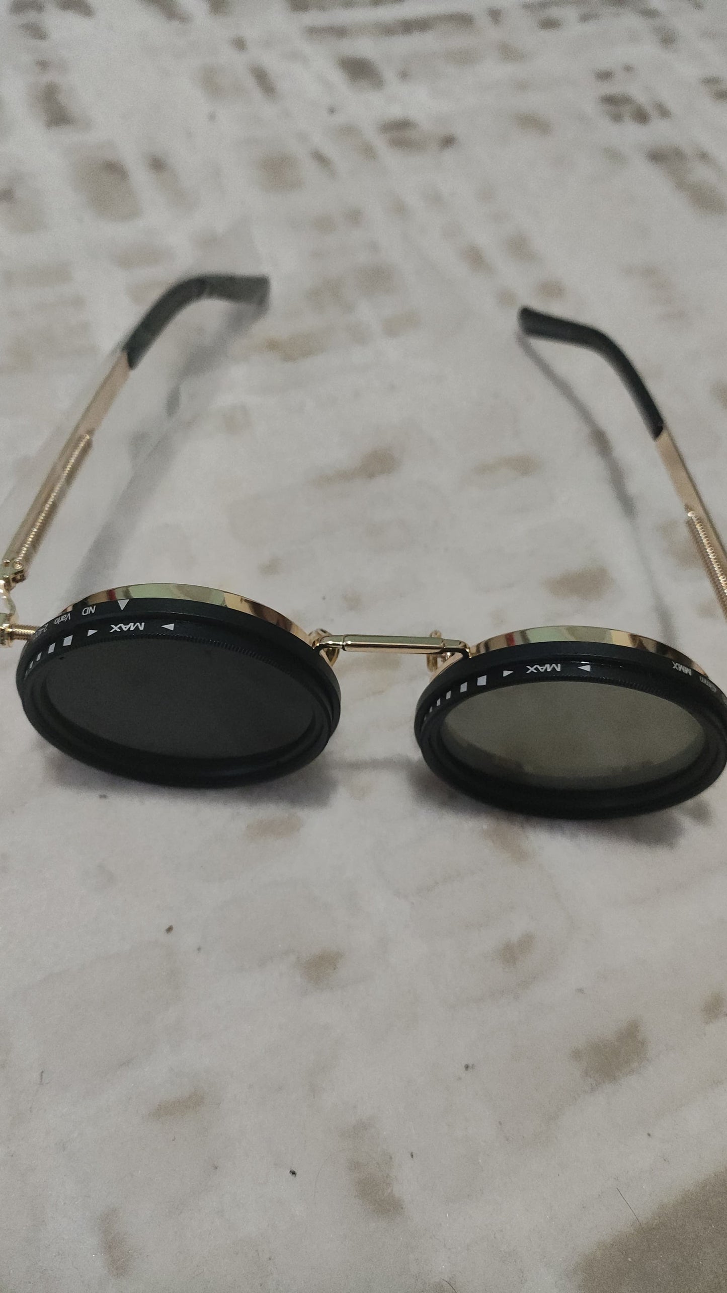 🔥 Vintage Retro Yuvarlak Gözlük – Unisex | Alüminyum-Magnezyum Çerçeve