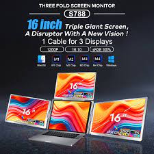 NPO 15.4'' FHD IPS Taşınabilir Monitör | Type-C Çoklayıcı | 1080p Dizüstü Ekran